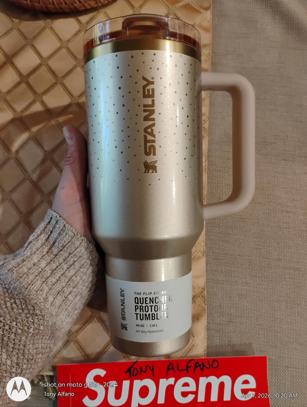 Stanley Prosecco Shimmer 40oz Protour BNWT - In Hand Ships Fast